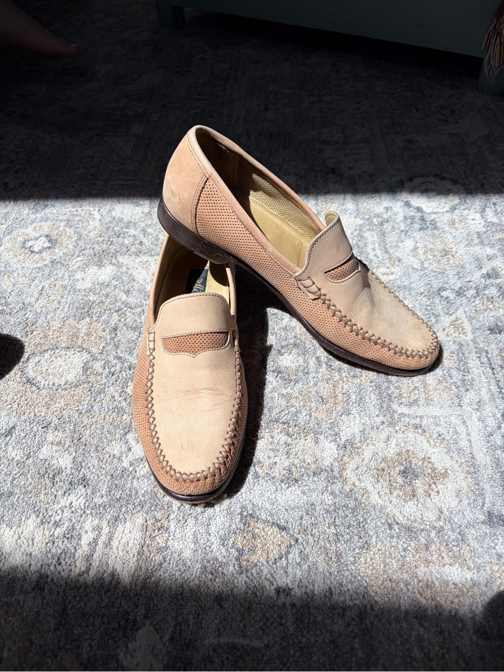 Zelli Men’s Italian Penny Loafers Leather Old Money